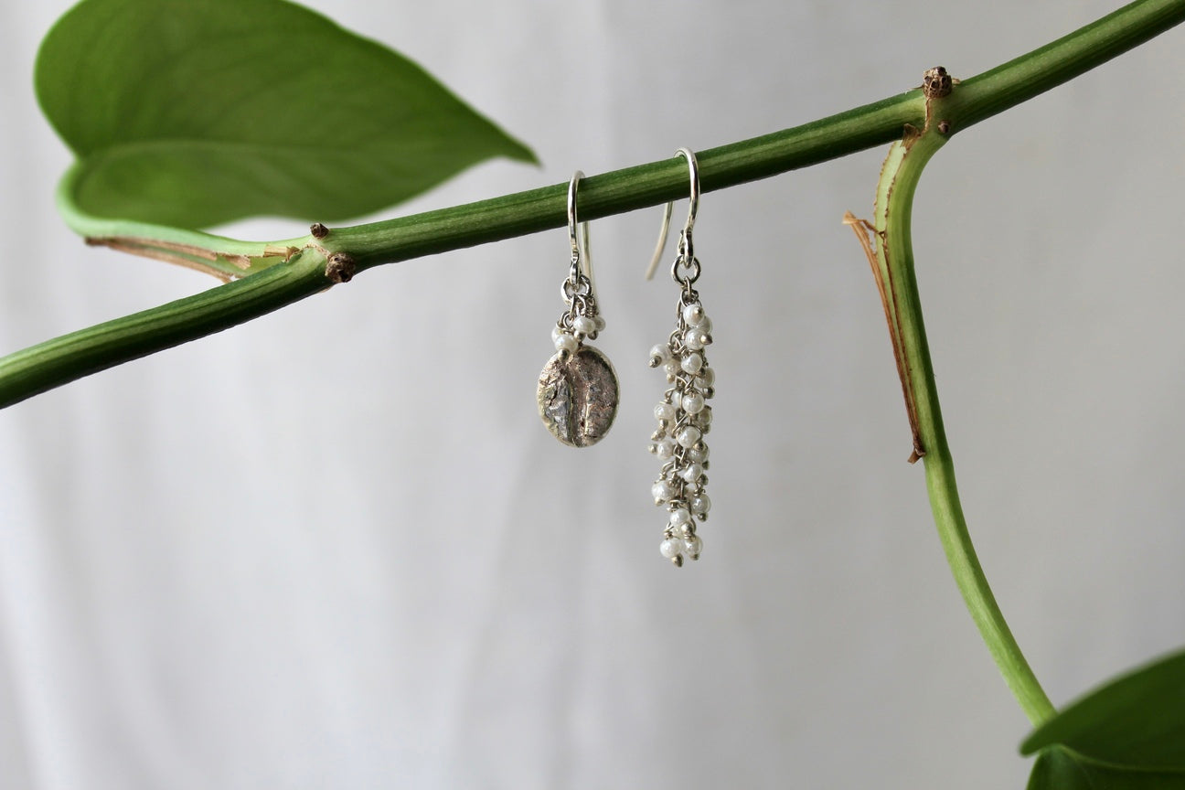 Orecchini Pearl&Coffee