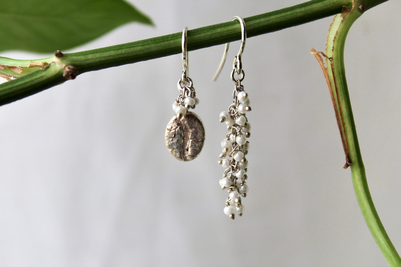 Orecchini Pearl&Coffee